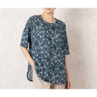 【ミゼール/MISSEL】の【人気アイテム・洗える・アンサンブル可能】花更紗柄カットソー ダークブルー|ID: prp329100004648683 ipo3291000000033566409