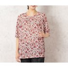 【ミゼール/MISSEL】の【人気アイテム・洗える・アンサンブル可能】花更紗柄カットソー ベージュ|ID: prp329100004648683 ipo3291000000033566412