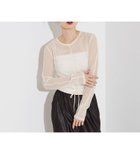【ノミネ/NOMINE】のフロントシャーリング シアー ロンT アイボリー|ID: prp329100004648697 ipo3291000000033566864