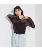 【ノミネ/NOMINE】のフロントシャーリング シアー ロンT ブラック|ID: prp329100004648697 ipo3291000000033566865
