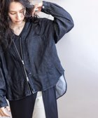 【オズモーシス/OSMOSIS】のポケットジップデニムジャケット 人気、トレンドファッション・服の通販 founy(ファニー) ファッション Fashion レディースファッション Fashion for Women アウター Coat / Outerwear Collection レディースジャケット・軽アウター Jackets デニムジャケット / カジュアルアウター Denim Jackets ジャケット Jacket, Outerwear デニム Denim, Jeans Material ビッグ Big, Oversized フロント Front, Front Design ポケット Pocket, Pocket Detail 再入荷 Restock / Back in Stock A/W・秋冬 Autumn/Winter thumbnail BLACK|ID: prp329100004648701 ipo3291000000034000107