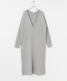 【アーバンリサーチ/URBAN RESEARCH】の深Vネックニットワンピース GRAY|ID: prp329100004648715 ipo3291000000033567666