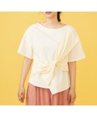 【ホコモモラ/Jocomomola】のEnredadera 異素材ドッキングTシャツ アイボリー|ID: prp329100004648722 ipo3291000000033567804