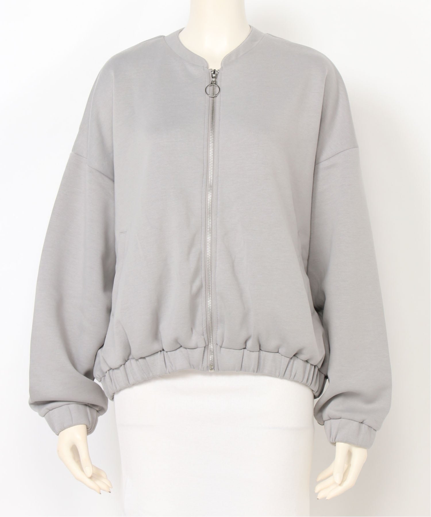 【リラクロ/relaclo】のmitis/ダンボールギャザーブルゾン インテリア・キッズ・メンズ・レディースファッション・服の通販 founy(ファニー) 　ファッション　Fashion　レディースファッション　Fashion for Women　アウター　Coat / Outerwear Collection　ブルゾンジャケット・スポーティアウター　Blouson Jackets　ギャザー　Gathered, Ruffled　テクスチャー　Texture, Textured Fabric　グレー|ID: prp329100004648733 ipo3291000000033568247