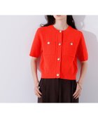 【エヌ ナチュラルビューティーベーシック/N.Natural Beauty basic】のゴールドボタンニットカーディガン 人気、トレンドファッション・服の通販 founy(ファニー) ファッション Fashion レディースファッション Fashion for Women トップス・カットソー Cut & Sew Tops ニット Knit Tops & Sweaters カーディガン・羽織り Layered Style Cardigans カーディガン Cardigan, Knitwear サマー Summer, Summer Style ツイード Twill, Twill Weave バランス Balance, Style Balance ポケット Pocket, Pocket Detail ミックス Mix, Mixed Style 鹿の子 Piqué, Kanoko Fabric thumbnail オレンジ1|ID: prp329100004648789 ipo3291000000033569508