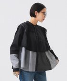 【ビームス ウイメン/BEAMS】の【別注】TORI-TO / レイヤード シャツ 人気、トレンドファッション・服の通販 founy(ファニー) ファッション Fashion レディースファッション Fashion for Women トップス・カットソー Cut & Sew Tops シャツ・ブラウス・オフィスカジュアル Elegant Blouses & Button-Ups おすすめ Recommended / Our Picks スラックス Slacks, Dress Pants デニム Denim, Jeans Material ドッキング Docking, Mixed Material 別注 Limited Edition, Custom Order thumbnail BLACK|ID: prp329100004648795 ipo3291000000033569657
