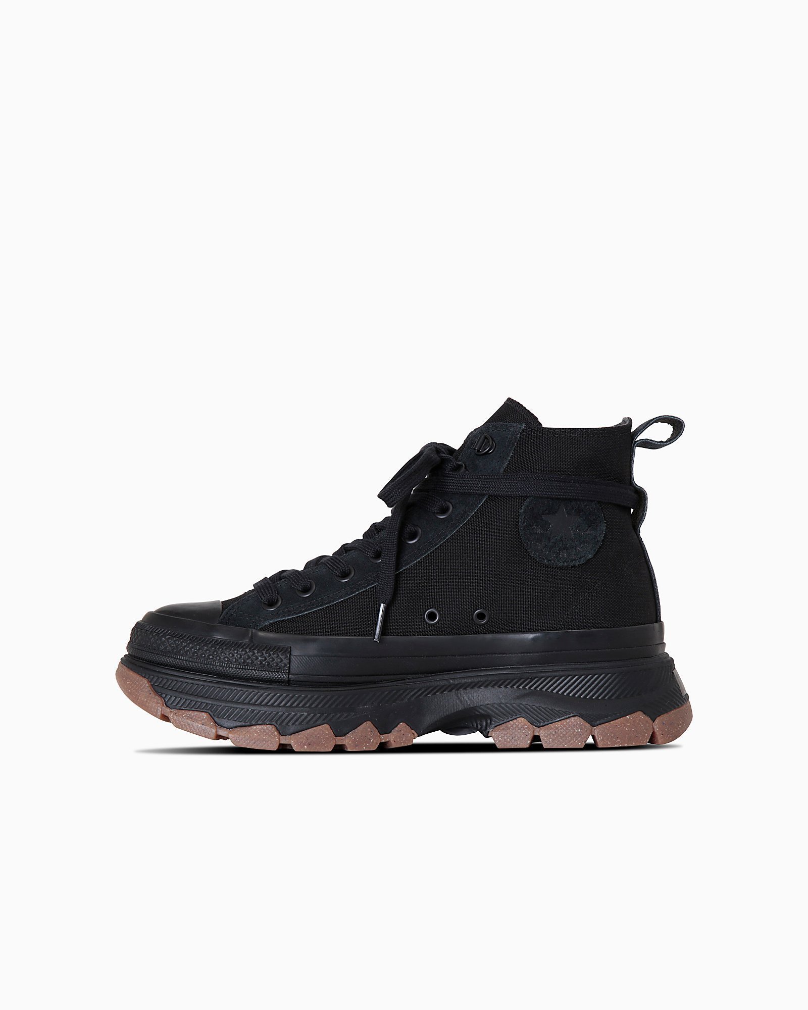 【コンバース/CONVERSE】の【CONVERSE 公式】ALL STAR TREKWAVE BT HI/【コンバース 公式】オールスター トレックウエーブ BT HI インテリア・キッズ・メンズ・レディースファッション・服の通販 founy(ファニー) 　ファッション　Fashion　レディースファッション　Fashion for Women　インソール　Shoe Insole　クラシック　Classic, Timeless Style　コンビ　Combo, Combination Style　シューズ　Shoes, Footwear　ループ　Loop, Loop Knit　厚底　Platform Shoes　定番　Standard, Basic Item　ブラック|ID: prp329100004648799 ipo3291000000033569691