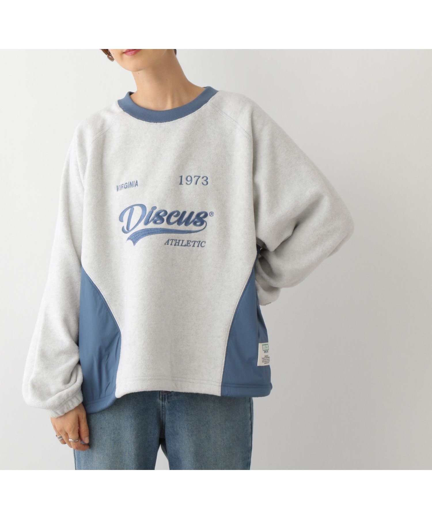 【レプシィム ローリーズファーム/LEPSIM LOWRYS FARM】の【DISCUS/ディスカス】ロゴフリースプルオーバー 人気、トレンドファッション・服の通販 founy(ファニー) 　ファッション　Fashion　レディースファッション　Fashion for Women　トップス・カットソー　Cut & Sew Tops　カジュアルプルオーバー・ニットトップス　Pullovers & Knit Tops / Casual Pullovers　おすすめ　Recommended / Our Picks　スニーカー　Sneakers, Trainers　スポーツ　Sports, Activewear　フレア　Flare, Flared　モチーフ　Motif, Design Theme　 other-1|ID: prp329100004648818 ipo3291000000033570049