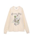 【コンバーストウキョウ/CONVERSE TOKYO】の【KYOTO LIMITED】MORNING GLORY LONG-SLEEVED TEE 人気、トレンドファッション・服の通販 founy(ファニー) ファッション Fashion レディースファッション Fashion for Women トップス・カットソー Cut & Sew Tops グラフィック Graphic, Graphic Design モチーフ Motif, Design Theme thumbnail アイボリー|ID: prp329100004648825 ipo3291000000033570173