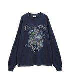 【コンバーストウキョウ/CONVERSE TOKYO】の【KYOTO LIMITED】MORNING GLORY LONG-SLEEVED TEE 人気、トレンドファッション・服の通販 founy(ファニー) ファッション Fashion レディースファッション Fashion for Women トップス・カットソー Cut & Sew Tops グラフィック Graphic, Graphic Design モチーフ Motif, Design Theme thumbnail ブルー|ID: prp329100004648825 ipo3291000000033570176