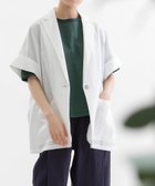 【プードゥドゥ/POU DOU DOU】のラミー半袖シャツジャケット 人気、トレンドファッション・服の通販 founy(ファニー) ファッション Fashion レディースファッション Fashion for Women アウター Coat / Outerwear Collection レディースジャケット・軽アウター Jackets シンプル Simple, Minimal ジャケット Jacket, Outerwear スマート Smart, Elegant フォルム Silhouette, Form リラックス Relax, Relaxed Fit 半袖 Short Sleeve, Half Sleeve 夏 Summer 長袖 Long Sleeve, Full Sleeve thumbnail オフホワイト|ID: prp329100004648869 ipo3291000000033571360
