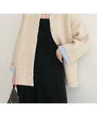 【ナチュラルクチュール/natural couture】の【WEB限定】Wフェイス配色ニットジャケット ライトベージュ|ID: prp329100004648888 ipo3291000000034519784