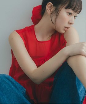 【ユーバイ スピック&スパン/U by Spick&Span】のMARIN*Uby オーガンフリルブラウス 人気、トレンドファッション・服の通販 founy(ファニー) ファッション Fashion レディースファッション Fashion for Women トップス・カットソー Cut & Sew Tops シャツ・ブラウス・オフィスカジュアル Elegant Blouses & Button-Ups 2025年 2025 2025-2026秋冬・A/W Autumn/Winter 2025–26 AW25–26 アシンメトリー Asymmetrical Style オーガンジー Organza Fabric シアー Sheer, See-Through フリル Frill, Ruffle ボトム Bottoms, Lower Wear ロング Long, Long-Length |ID:prp329100004648910