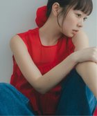 【ユーバイ スピック&スパン/U by Spick&Span】のMARIN*Uby オーガンフリルブラウス 人気、トレンドファッション・服の通販 founy(ファニー) ファッション Fashion レディースファッション Fashion for Women トップス・カットソー Cut & Sew Tops シャツ・ブラウス・オフィスカジュアル Elegant Blouses & Button-Ups 2025年 2025 2025-2026秋冬・A/W Autumn/Winter 2025–26 AW25–26 アシンメトリー Asymmetrical Style オーガンジー Organza Fabric シアー Sheer, See-Through フリル Frill, Ruffle ボトム Bottoms, Lower Wear ロング Long, Long-Length thumbnail レッド|ID: prp329100004648910 ipo3291000000033572161