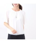 【リフレクト/Reflect】の【一枚着で着映え◎/ジャケットのインナーにも】フロント開きブラウス 人気、トレンドファッション・服の通販 founy(ファニー) ファッション Fashion レディースファッション Fashion for Women アウター Coat / Outerwear Collection レディースジャケット・軽アウター Jackets インナー Innerwear シルク Silk, 100% Silk ジャケット Jacket, Outerwear ネックレス Necklace, Pendant Necklace フロント Front, Front Design 定番 Standard, Basic Item thumbnail アイボリー|ID: prp329100004648923 ipo3291000000033572440