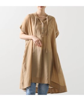 【グレディブリリアン/Gready Brilliant】のタイ付きブザムフレンチスリーブブラウスCH 人気、トレンドファッション・服の通販 founy(ファニー) ファッション Fashion レディースファッション Fashion for Women トップス・カットソー Cut & Sew Tops シャツ・ブラウス・オフィスカジュアル Elegant Blouses & Button-Ups チュニック Tunic, Long Top エレガント 上品 Elegant 人気 Popular, Best Seller 定番 Standard, Basic Item |ID:prp329100004648926