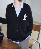 【スローブ イエナ/SLOBE IENA】のサガラ刺繍スウェットライクニットカーディガン 人気、トレンドファッション・服の通販 founy(ファニー) ファッション Fashion レディースファッション Fashion for Women トップス・カットソー Cut & Sew Tops ニット Knit Tops & Sweaters カーディガン・羽織り Layered Style Cardigans レディースパーカー・カジュアルフーディー Casual Hoodies & Sweatshirts スウェット・クルーネックトップス Sweatshirts & Crewnecks / Relaxed Fit Sweat Tops アメリカン American Style カットソー Cut and Sewn Top カーディガン Cardigan, Knitwear 切替 Switching, Contrast Panel シンプル Simple, Minimal タンク Tank Top, Sleeveless Top ダブル Double, Double-Breasted フェイス Face, Facial Design フレア Flare, Flared ボトム Bottoms, Lower Wear 羽織 Haori, Light Jacket ワイド Wide, Wide Fit ワンポイント One Point, Statement Accent 2025年 2025 2025-2026秋冬・A/W Autumn/Winter 2025–26 AW25–26 thumbnail ブラック|ID: prp329100004648959 ipo3291000000033573384