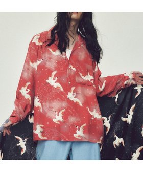 【コンバーストウキョウ/CONVERSE TOKYO】の【NIPOALOHA】 朱鷺-TOKI LONG SLEEVE SHIRT 人気、トレンドファッション・服の通販 founy(ファニー) ファッション Fashion レディースファッション Fashion for Women トップス・カットソー Cut & Sew Tops シャツ・ブラウス・オフィスカジュアル Elegant Blouses & Button-Ups インナー Innerwear クラッシュ Distressed, Crashed Style シューズ Shoes, Footwear シンプル Simple, Minimal デニム Denim, Jeans Material プリント Print, Printed Pattern ボックス Boxy, Box Shape ボトム Bottoms, Lower Wear 羽織 Haori, Light Jacket モチーフ Motif, Design Theme ワイド Wide, Wide Fit おすすめ Recommended / Our Picks |ID:prp329100004648975