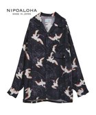 【コンバーストウキョウ/CONVERSE TOKYO】の【NIPOALOHA】 朱鷺-TOKI LONG SLEEVE SHIRT 人気、トレンドファッション・服の通販 founy(ファニー) ファッション Fashion レディースファッション Fashion for Women トップス・カットソー Cut & Sew Tops シャツ・ブラウス・オフィスカジュアル Elegant Blouses & Button-Ups インナー Innerwear クラッシュ Distressed, Crashed Style シューズ Shoes, Footwear シンプル Simple, Minimal デニム Denim, Jeans Material プリント Print, Printed Pattern ボックス Boxy, Box Shape ボトム Bottoms, Lower Wear 羽織 Haori, Light Jacket モチーフ Motif, Design Theme ワイド Wide, Wide Fit おすすめ Recommended / Our Picks thumbnail ブラック|ID: prp329100004648975 ipo3291000000033573710