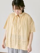 【サマンサモスモス/Samansa Mos2】のインド裾レースシャツ ベージュ|ID: prp329100004649006 ipo3291000000033574266
