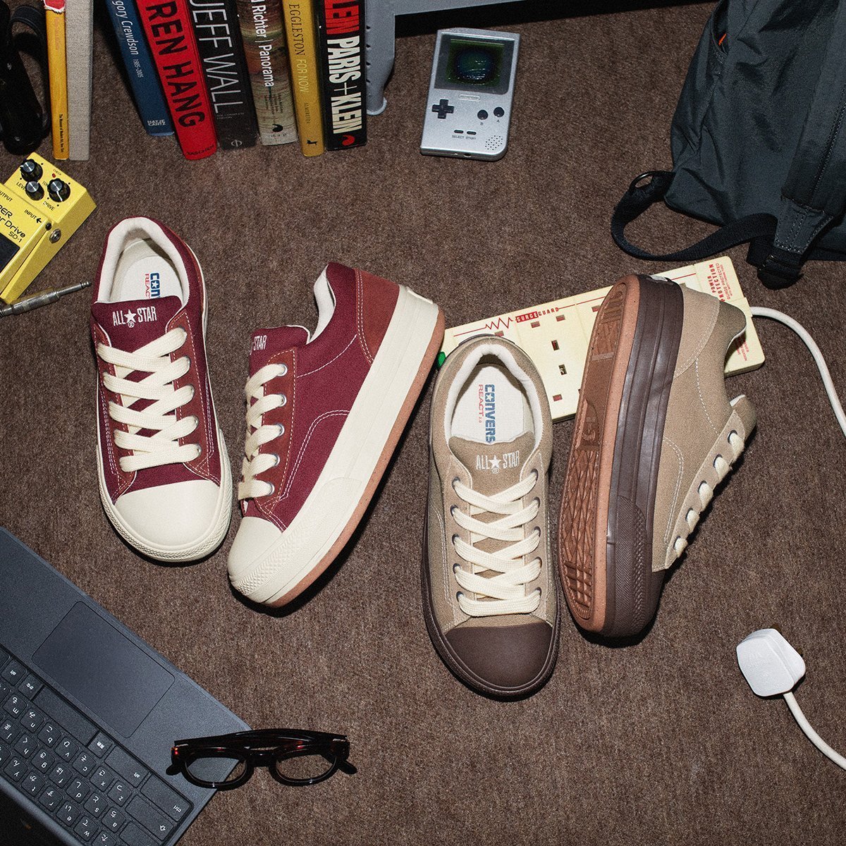 【コンバース/CONVERSE】の【CONVERSE 公式】ALL STAR BOARDERSTAR OX/【コンバース 公式】オールスター ボーダースター OX 厚底 ローカット 人気、トレンドファッション・服の通販 founy(ファニー) 　ファッション　Fashion　レディースファッション　Fashion for Women　クラシック　Classic, Timeless Style　シューズ　Shoes, Footwear　チェリー　Cherry, Cherry Pattern　フォーム　Form　ボーダー　Border, Stripe　厚底　Platform Shoes　A/W・秋冬　Autumn/Winter　 other-1|ID: prp329100004649058 ipo3291000000033575467