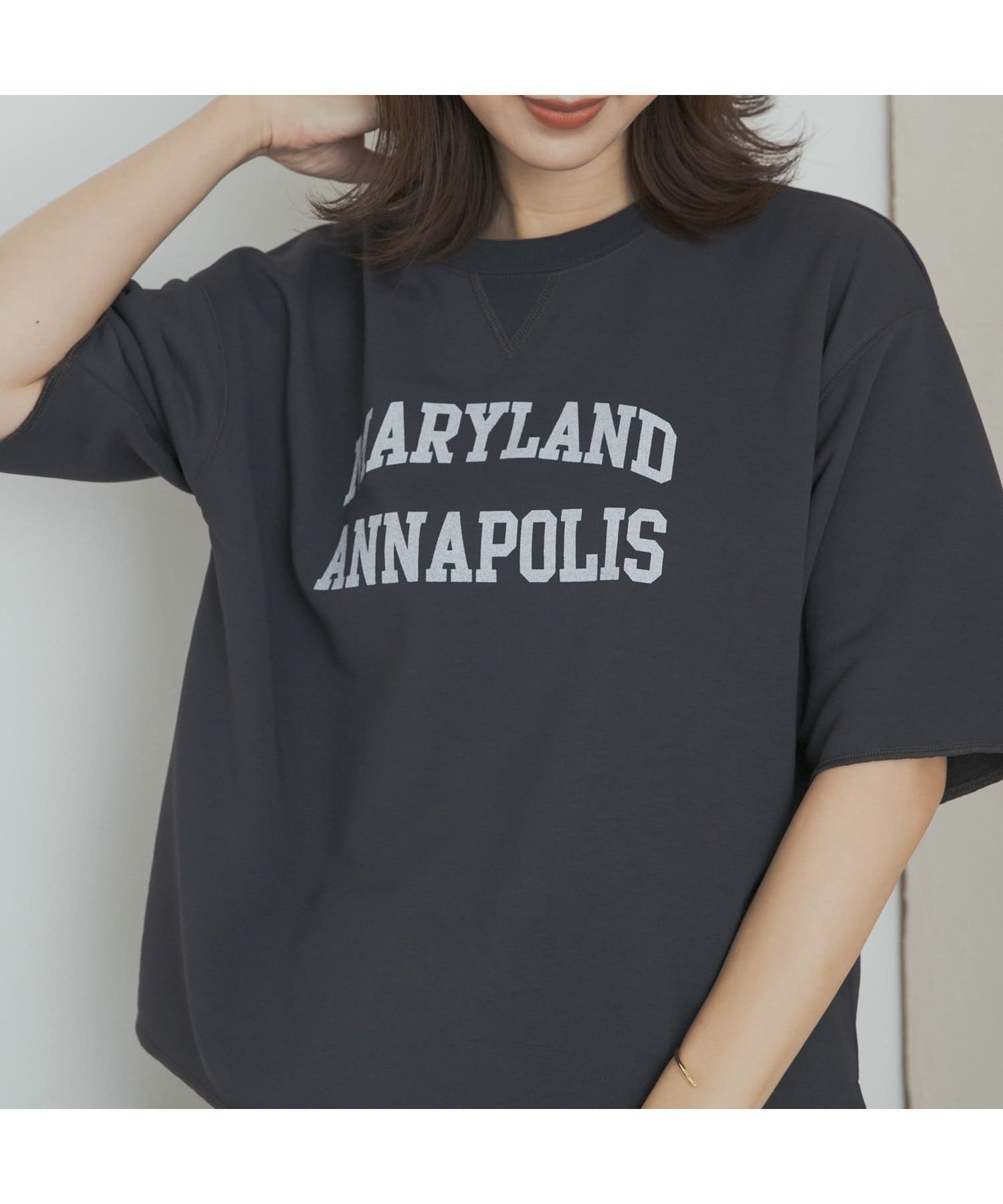 【アーバンリサーチ ドアーズ/URBAN RESEARCH DOORS】の速乾裏毛ロゴプルオーバー インテリア・キッズ・メンズ・レディースファッション・服の通販 founy(ファニー) 　ファッション　Fashion　レディースファッション　Fashion for Women　トップス・カットソー　Cut & Sew Tops　カジュアルプルオーバー・ニットトップス　Pullovers & Knit Tops / Casual Pullovers　2025年　2025　2025春夏・S/S　Spring/Summer 2025 SS25　スウェット / スエット　Sweatshirt, Sweatwear　フロント　Front, Front Design　プリント　Print, Printed Pattern　リラックス　Relax, Relaxed Fit　ワイド　Wide, Wide Fit　吸水　Absorbent, Quick-Dry　夏　Summer　S/S・春夏　SS, Spring/Summer, Warm Season　CHARCOAL|ID: prp329100004649288 ipo3291000000033579099