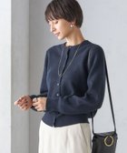 【シップス フォー ウィメン/SHIPS】のカシミヤ クルーネック カーディガン ネイビー|ID: prp329100004649294 ipo3291000000033579152