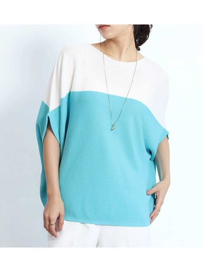 【ヴァン/Vin】のバイカラードルマンワイドニット インテリア・キッズ・メンズ・レディースファッション・服の通販 founy(ファニー) https://founy.com/ ファッション Fashion レディースファッション Fashion for Women トップス・カットソー Cut & Sew Tops ニット Knit Tops & Sweaters おすすめ Recommended / Our Picks タイトスカート Pencil Skirt, Tight Skirt ボトム Bottoms, Lower Wear ワイド Wide, Wide Fit |ID: prp329100004649337 ipo3291000000033579971