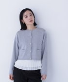 【ナチュラル ビューティー ベーシック/NATURAL BEAUTY BASIC】のシルクブレンドカーディガン 人気、トレンドファッション・服の通販 founy(ファニー) ファッション Fashion レディースファッション Fashion for Women トップス・カットソー Cut & Sew Tops カーディガン・羽織り Layered Style Cardigans カーディガン Cardigan, Knitwear コンパクト Compact, Small Size シルク Silk, 100% Silk ポケット Pocket, Pocket Detail 春 Spring thumbnail グレー|ID: prp329100004649343 ipo3291000000035170024