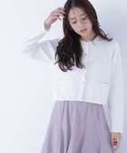 【ナチュラル ビューティー ベーシック/NATURAL BEAUTY BASIC】のシルクブレンドカーディガン 人気、トレンドファッション・服の通販 founy(ファニー) ファッション Fashion レディースファッション Fashion for Women トップス・カットソー Cut & Sew Tops カーディガン・羽織り Layered Style Cardigans カーディガン Cardigan, Knitwear コンパクト Compact, Small Size シルク Silk, 100% Silk ポケット Pocket, Pocket Detail 春 Spring thumbnail オフホワイト1|ID: prp329100004649343 ipo3291000000035170025
