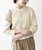 【シップス フォー ウィメン/SHIPS】の《追加 》SHIPS any 手洗い可能 ジャカード バンピー クルーネック プルオーバー ナチュラル|ID: prp329100004649345 ipo3291000000033824439