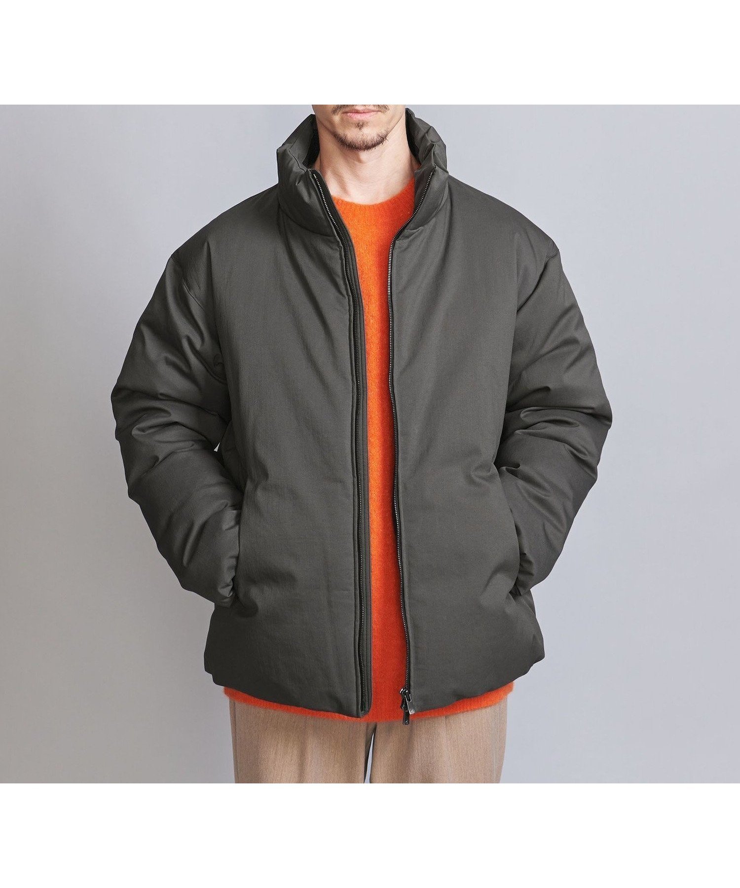 【ユナイテッドアローズ/UNITED ARROWS / MEN】の小松マテーレ スタンドカラー ダウンジャケット -700FP 撥水機能- インテリア・キッズ・メンズ・レディースファッション・服の通販 founy(ファニー) 　ファッション　Fashion　メンズファッション　Fashion for Men　おすすめ　Recommended / Our Picks　ジャケット　Jacket, Outerwear　スタンド　Stand Collar, Upright Stand　ダウン　Down, Puffer　人気　Popular, Best Seller　冬　Winter / This Winter　定番　Standard, Basic Item　DK.GRAY|ID: prp329100004649373 ipo3291000000033839198