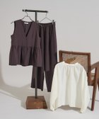 【フリークスストア/FREAK'S STORE】の【3点セットアイテム~トリオットシリーズ~】ペプラムベスト 3ピースセット【限定展開】 25AW 人気、トレンドファッション・服の通販 founy(ファニー) ファッション Fashion レディースファッション Fashion for Women アウター Coat / Outerwear Collection トップス・カットソー Cut & Sew Tops ベスト&ジレ / 重ね着スタイル Vests & Gilets 2025年 2025 2025-2026秋冬・A/W Autumn/Winter 2025–26 AW25–26 冬 Winter / This Winter オケージョン Occasion Wear ジャケット Jacket, Outerwear セットアップ Set-Up, Coordinated Outfit ベスト Vest, Waistcoat ペプラム Peplum, Flared Hem リボン Ribbon, Bow ロング Long, Long-Length ワイド Wide, Wide Fit エレガント 上品 Elegant ビジネス 仕事 通勤 Business / Work / Commuting A/W・秋冬 Autumn/Winter thumbnail ブラウン|ID: prp329100004649381 ipo3291000000033638431