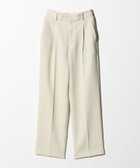【ビューティ&ユース ユナイテッドアローズ/BEAUTY&YOUTH / UNITED ARROWS】のタックワイドストレートパンツ ウォッシャブル 人気、トレンドファッション・服の通販 founy(ファニー) ファッション Fashion レディースファッション Fashion for Women パンツ Pants & Trousers ウォッシャブル Machine Washable ジャケット Jacket, Outerwear ストレート Straight, Straight Cut スマート Smart, Elegant センター Center, Center Line とろみ Fluid, Flowy Fabric ダブル Double, Double-Breasted リラックス Relax, Relaxed Fit ルーズ Loose, Oversized ワイド Wide, Wide Fit thumbnail OFF WHITE|ID: prp329100004649399 ipo3291000000033580941