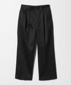 【ユナイテッドアローズ/UNITED ARROWS / MEN】のDistrict 2プリーツ ワイド チノパンツ 人気、トレンドファッション・服の通販 founy(ファニー) ファッション Fashion メンズファッション Fashion for Men ボトムス Bottoms プリーツ Pleats, Pleated ワイド Wide, Wide Fit エレガント 上品 Elegant 定番 Standard, Basic Item thumbnail BLACK|ID: prp329100004649416 ipo3291000000033680390