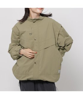 【ニコアンド/niko and】の2WAYスタンドカラーブルゾン 人気、トレンドファッション・服の通販 founy(ファニー) ファッション Fashion レディースファッション Fashion for Women アウター Coat / Outerwear Collection ブルゾンジャケット・スポーティアウター Blouson Jackets おすすめ Recommended / Our Picks アウトドア Outdoor Clothing カーゴパンツ Cargo Pants, Utility Pants スウェット / スエット Sweatshirt, Sweatwear スタンド Stand Collar, Upright Stand デニム Denim, Jeans Material ドローコード Drawcord, Drawstring Cord フロント Front, Front Design ブルゾン Blouson, Bomber Jacket ベスト Vest, Waistcoat ポケット Pocket, Pocket Detail 定番 Standard, Basic Item 旅行 Travel 軽量 Lightweight, Ultra Light |ID:prp329100004649458
