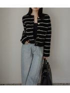 【アニュアンス/anuans】のカシミヤブレンドノーカラーニットジャケット 人気、トレンドファッション・服の通販 founy(ファニー) ファッション Fashion レディースファッション Fashion for Women アウター Coat / Outerwear Collection レディースジャケット・軽アウター Jackets おすすめ Recommended / Our Picks フロント Front, Front Design thumbnail BORDER|ID: prp329100004649466 ipo3291000000034009619