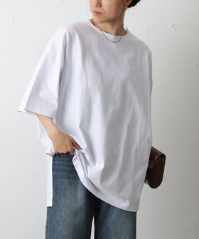 【コロニートゥーワンスリーナイン/COLONY 2139】の肩ボタンビッグシルエットTシャツ 人気、トレンドファッション・服の通販 founy(ファニー) ファッション Fashion レディースファッション Fashion for Women トップス・カットソー Cut & Sew Tops シャツ・ブラウス・オフィスカジュアル Elegant Blouses & Button-Ups ロングTシャツ・Tシャツ Longline T-Shirts & Tees シンプル Simple, Minimal デニム Denim, Jeans Material 定番 Standard, Basic Item ビッグ Big, Oversized フェミニン Feminine, Girly リラックス Relax, Relaxed Fit エレガント 上品 Elegant |ID:prp329100004649544