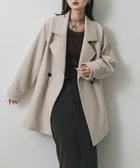 【センスオブプレイス/SENSE OF PLACE by URBAN RESEARCH】のテーラードミドルコート 人気、トレンドファッション・服の通販 founy(ファニー) ファッション Fashion レディースファッション Fashion for Women アウター Coat / Outerwear Collection コート・ロングコート・ピーコート Long Coats, Peacoats & More thumbnail GREIGE|ID: prp329100004649549 ipo3291000000033582917