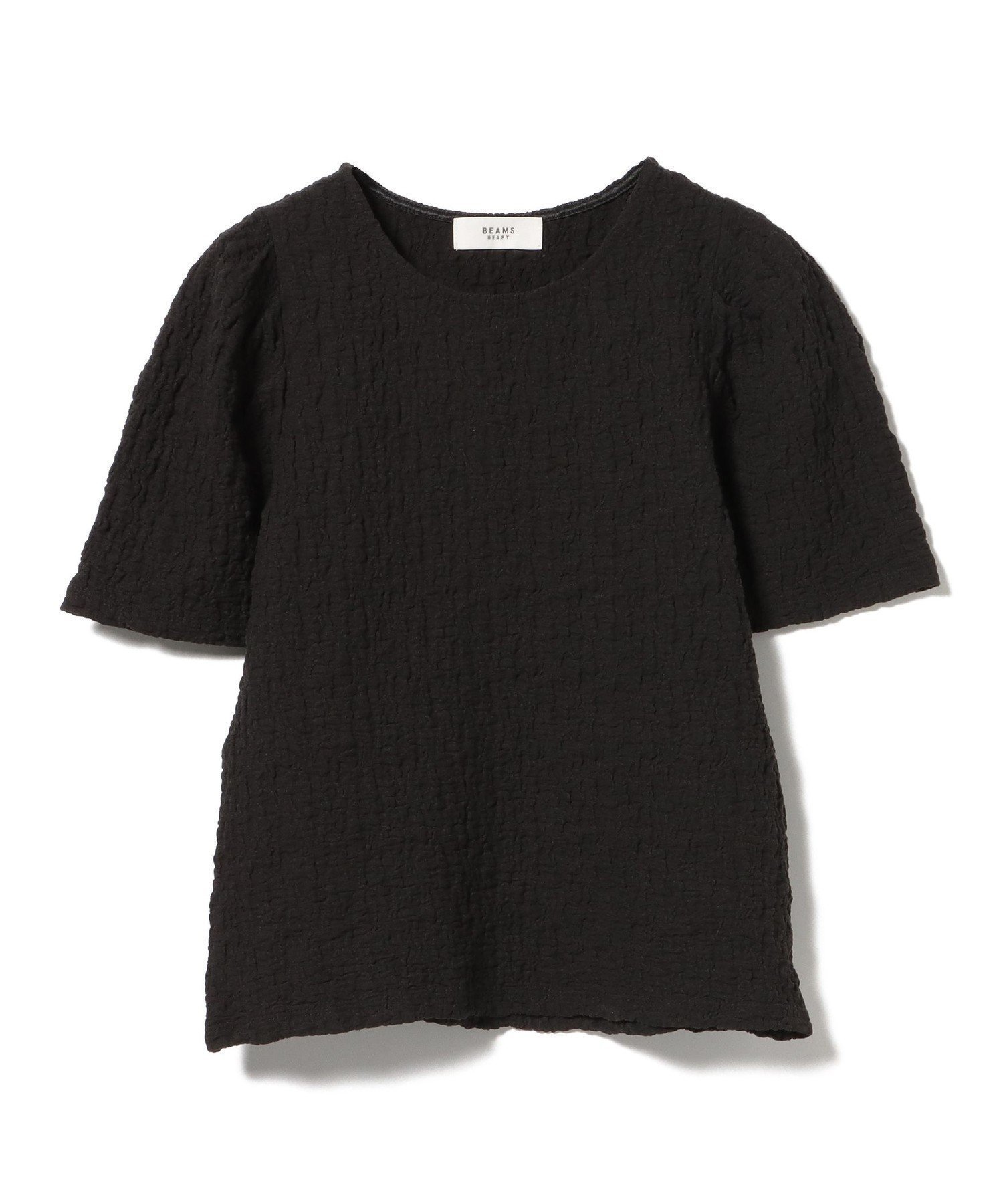 【ビームス ハート/BEAMS HEART】のボリュームスリーブ プルオーバー インテリア・キッズ・メンズ・レディースファッション・服の通販 founy(ファニー) 　ファッション　Fashion　レディースファッション　Fashion for Women　トップス・カットソー　Cut & Sew Tops　カジュアルプルオーバー・ニットトップス　Pullovers & Knit Tops / Casual Pullovers　ボリューム袖・フリルスリーブブラウス　Voluminous & Ruffle Sleeves / Puffy Sleeve Tops　おすすめ　Recommended / Our Picks　インナー　Innerwear　カットソー　Cut and Sewn Top　キャミソール　Camisole, Spaghetti Strap Top　コンパクト　Compact, Small Size　サロペット　Overalls, Salopette　スリーブ　Sleeve, Long Sleeve / Short Sleeve　デニム　Denim, Jeans Material　フェミニン　Feminine, Girly　BLACK|ID: prp329100004649600 ipo3291000000033584694