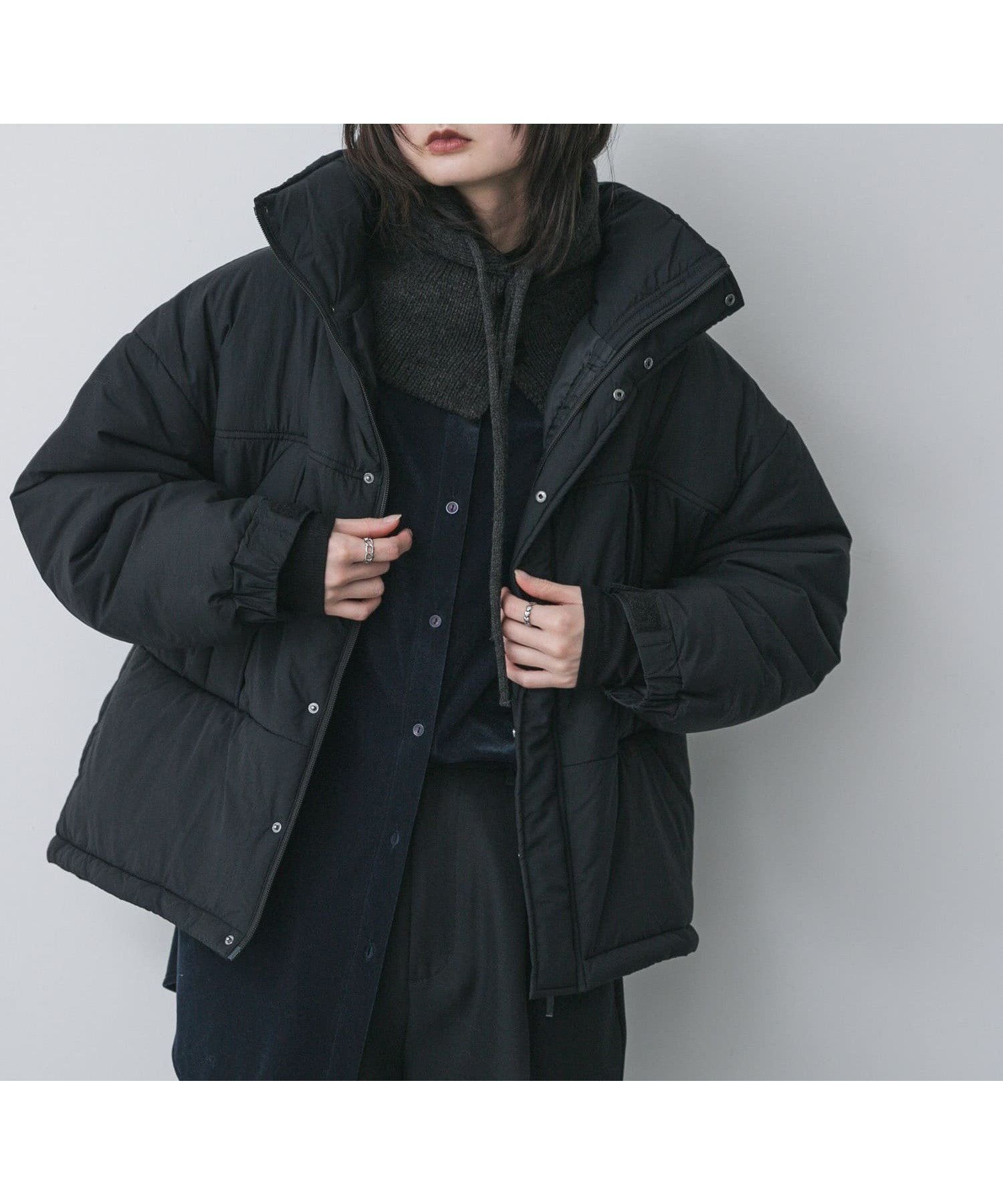 【センスオブプレイス/SENSE OF PLACE by URBAN RESEARCH】の『2WAY仕様/撥水』『UR TECH』モンスターブルゾン インテリア・キッズ・メンズ・レディースファッション・服の通販 founy(ファニー) 　ファッション　Fashion　レディースファッション　Fashion for Women　アウター　Coat / Outerwear Collection　ブルゾンジャケット・スポーティアウター　Blouson Jackets　2025年　2025　2025-2026秋冬・A/W　Autumn/Winter 2025–26 AW25–26　冬　Winter / This Winter　スタンド　Stand Collar, Upright Stand　ブルゾン　Blouson, Bomber Jacket　A/W・秋冬　Autumn/Winter　BLACK|ID: prp329100004649611 ipo3291000000034821842