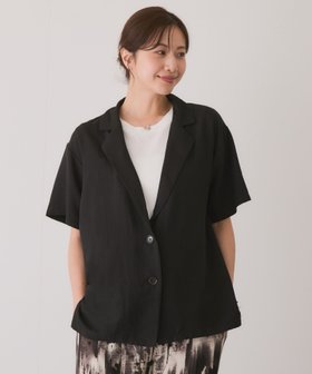 【ジャイロ/JAYRO】の半袖テーラージャケット 人気、トレンドファッション・服の通販 founy(ファニー) ファッション Fashion レディースファッション Fashion for Women アウター Coat / Outerwear Collection レディースジャケット・軽アウター Jackets キャミソール Camisole, Spaghetti Strap Top シアー Sheer, See-Through ショルダー Shoulder, Shoulder Strap ジャケット Jacket, Outerwear スラックス Slacks, Dress Pants スリット Slit, Slit Detail タンク Tank Top, Sleeveless Top デニム Denim, Jeans Material ドロップ Drop Shoulder, Dropped Style バランス Balance, Style Balance ボトム Bottoms, Lower Wear ポケット Pocket, Pocket Detail 半袖 Short Sleeve, Half Sleeve マーブル Marble, Marble Pattern リラックス Relax, Relaxed Fit ロング Long, Long-Length 楽ちん Easy Fit, Comfortable ワイド Wide, Wide Fit |ID:prp329100004649619