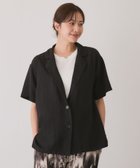 【ジャイロ/JAYRO】の半袖テーラージャケット 人気、トレンドファッション・服の通販 founy(ファニー) ファッション Fashion レディースファッション Fashion for Women アウター Coat / Outerwear Collection レディースジャケット・軽アウター Jackets キャミソール Camisole, Spaghetti Strap Top シアー Sheer, See-Through ショルダー Shoulder, Shoulder Strap ジャケット Jacket, Outerwear スラックス Slacks, Dress Pants スリット Slit, Slit Detail タンク Tank Top, Sleeveless Top デニム Denim, Jeans Material ドロップ Drop Shoulder, Dropped Style バランス Balance, Style Balance ボトム Bottoms, Lower Wear ポケット Pocket, Pocket Detail 半袖 Short Sleeve, Half Sleeve マーブル Marble, Marble Pattern リラックス Relax, Relaxed Fit ロング Long, Long-Length 楽ちん Easy Fit, Comfortable ワイド Wide, Wide Fit thumbnail ブラック(01)|ID: prp329100004649619 ipo3291000000033585158
