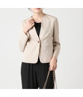 【ニューヨーカー/NEWYORKER】の【ウォッシャブル】ストレッチ ノーカラー1釦ジャケット 人気、トレンドファッション・服の通販 founy(ファニー) ファッション Fashion レディースファッション Fashion for Women アウター Coat / Outerwear Collection レディースジャケット・軽アウター Jackets ウォッシャブル Machine Washable シンプル Simple, Minimal ジャケット Jacket, Outerwear ストレッチ Stretch, Stretchy Fabric セットアップ Set-Up, Coordinated Outfit ベーシック Basic, Essential ボトム Bottoms, Lower Wear ポケット Pocket, Pocket Detail A/W・秋冬 Autumn/Winter |ID:prp329100004649622