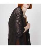 【ラート/LAATO】のlace knit jacket チョコレート|ID: prp329100004649638 ipo3291000000033585660