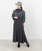 【ランダ/RANDA】のフェザードッキングニットワンピース NAVY|ID: prp329100004649647 ipo3291000000033585846