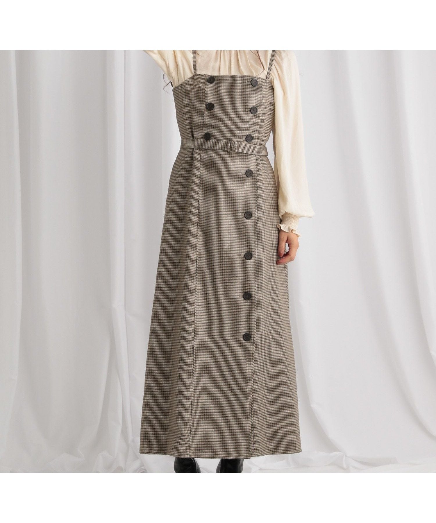 【ミスティ ウーマン/mysty woman】のトレンチライクキャミワンピース 人気、トレンドファッション・服の通販 founy(ファニー) 　ファッション　Fashion　レディースファッション　Fashion for Women　ワンピース　Dresses　キャミソールワンピース　Camisole Dresses　おすすめ　Recommended / Our Picks　インナー　Innerwear　キャミワンピース　Cami Dress, Slip Dress　クラシカル　Classical, Vintage-Inspired　ジャケット　Jacket, Outerwear　セットアップ　Set-Up, Coordinated Outfit　デニム　Denim, Jeans Material　 other-1|ID: prp329100004649680 ipo3291000000033586367