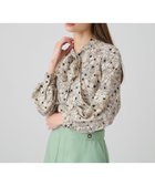 【アナイ/ANAYI】のドローイングフラワープリントタイブラウス beige|ID: prp329100004649707 ipo3291000000033586872