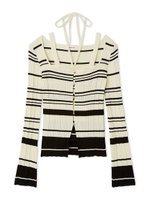 【フレイ アイディー/FRAY I.D】のリブカーデ キャミアンサンブル 人気、トレンドファッション・服の通販 founy(ファニー) ファッション Fashion レディースファッション Fashion for Women トップス・カットソー Cut & Sew Tops アンサンブルニット Knit Ensembles & Twin Sets キャミソール&ノースリーブ Camisoles & Sleeveless Tops アンサンブル Ensemble Set カーディガン Cardigan, Knitwear キャミ Camisole, Cami Top キャミソール Camisole, Spaghetti Strap Top シアー Sheer, See-Through スタイリッシュ Stylish, Fashionable トレンド Trend, Trending Now ボーダー Border, Stripe モノトーン Monotone, Black and White 夏 Summer |ID:prp329100004649721