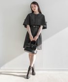 【ランダ/RANDA】のケープデザインミニワンピース 人気、トレンドファッション・服の通販 founy(ファニー) ファッション Fashion レディースファッション Fashion for Women ワンピース Dresses 2024年 2024 2024-2025秋冬・A/W Autumn/Winter 2024–25 AW24–25 おすすめ Recommended / Our Picks コンパクト Compact, Small Size トレンド Trend, Trending Now フレア Flare, Flared thumbnail BLACK|ID: prp329100004649731 ipo3291000000033587604